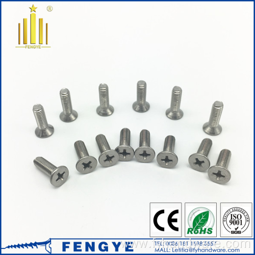 M3 Cross Recessed Flat Countersunk Head Machine Screw